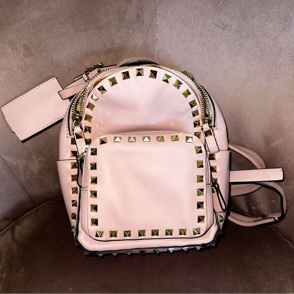 Valentino Garavani Rockstar Backpack Leather Mini - Picture 1 of 11